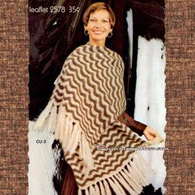 Stripes Shawl Knitting e-pattern