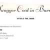 Vintage Coat knitting pattern downloadable PDF - Image 2