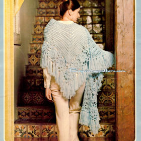 Vintage Lace Stoles Knit pattern PDF