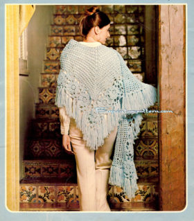 Vintage Lace Stoles Knit pattern PDF