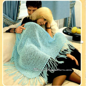Vintage Shawl Knitting e-pattern