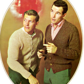 Vintage Men Cardigans Knitting PDF pattern