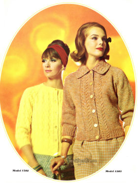 Cardigans knitting e-patterns