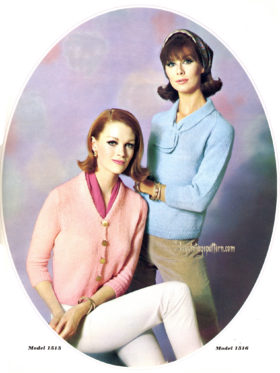 Cardigan n Blouse knit e-patterns