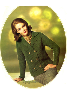 Vintage Jacket Knitting e-pattern