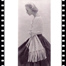 Vintage Stole knitting e-pattern