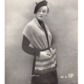 Vintage Stole knitting pattern downloadable PDF