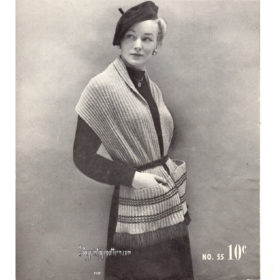Vintage Stole knitting pattern downloadable PDF