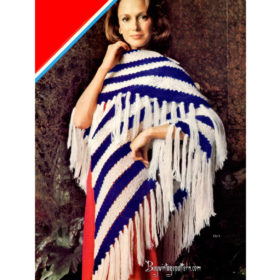 Vintage Stole knitting pattern downloadable PDF