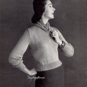 Vintage Sweater Knit PDF pattern