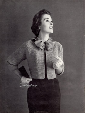 Vintage Jacket PDF Knitting pattern