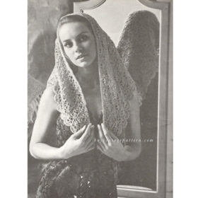 Vintage Triangle crochet pattern downloadable PDF