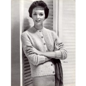 Vintage Cardigan PDF knitting pattern