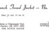 Vintage French Tweed Jacket knitting pattern PDF downloadable - Image 2