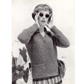 Vintage Pullover PDF knitting pattern