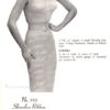 Ribbon Sleeveless Dress knit pattern downloadable PDF vintage - Image 2