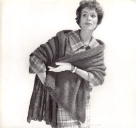 Vintage Stole Wrap knitting pattern downloadable PDF