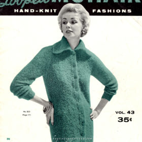 Vintage The new looped Mohair hand knit fashion ebook , PDF downloadable