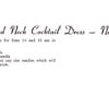 Rolled neck cocktail dress knit pattern downloadable PDF - Image 2