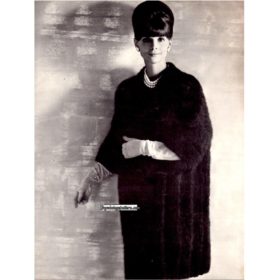 Vintage Mohair Coat knit pattern downloadable PDF