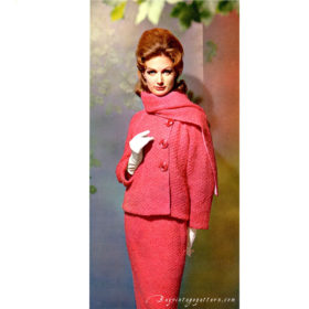 Vintage Suit knitting pattern downloadable PDF