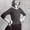 Vintage collar Jacket knit pattern downloadable PDF - Image 3