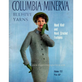 Sold out ! Vintage Columbia Minerva knit pattern book vol.727