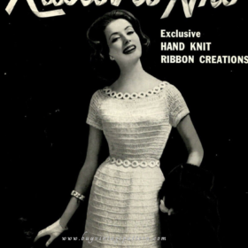 vintage Bucilla Knitting pattern book