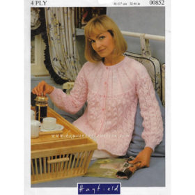 SOLD OUT ! Lady’ Bed-Jacket Knitting pattern