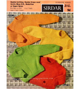 Sold Out ! Boy or Girl knitting patterns