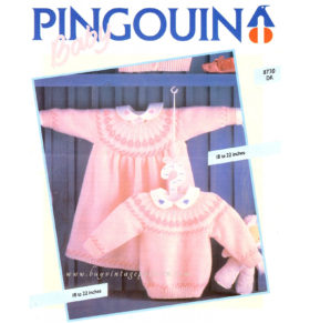 SOLD OUT , Baby Dress and Pullover knitting patterns