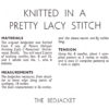 Vintage Bed-Jacket knitting pattern downloadable PDF - Image 2