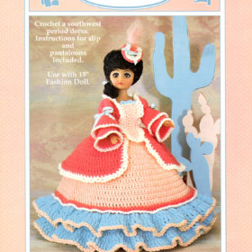 Southwest 15" Fashion Doll Fibre Craft Crochet Pattern Leaflet