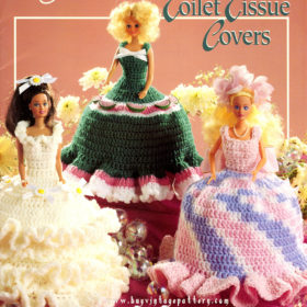 Crochet Fashion Doll Toilet Tissue Cover pattern