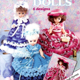 bathroom Tissue doll crochet pattern 6 designs