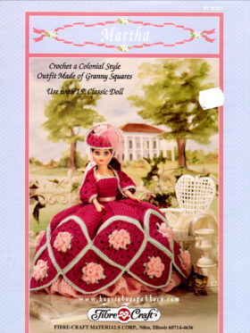 Martha Colonial Style Outfit for 15" Doll Crochet PATTERN/INSTRUCTION