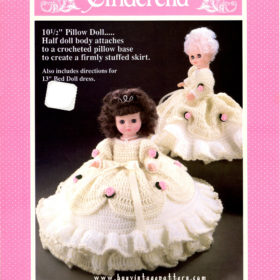 Cinderella Pillow Doll | Fibre Craft FCM163 Crochet Pattern