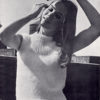 Vintage Ribbed Yoke Pullover knit pattern downloadable PDF - Image 3