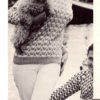 Vintage two colour Sweater knit pattern downloadable PDF - Image 2