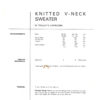 Vintage Pink sweater knit pattern downloadable PDF - Image 2