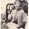 Vintage bed-jacket knit pattern downloadable PDF - Image 3