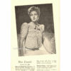 Vintage Bed-Jacket knitting pattern downloadable PDF - Image 2