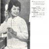 Vintage bed jacket knitting pattern downloadable PDF - Image 2