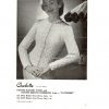 Vintage lady’s bed-jacket knitting pattern downloadable PDF - Image 2