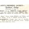 Dressing jacket crochet pattern downloadable PDF - Image 2