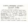 Vintage dressing jacket knit pattern downloadable PDF - Image 2